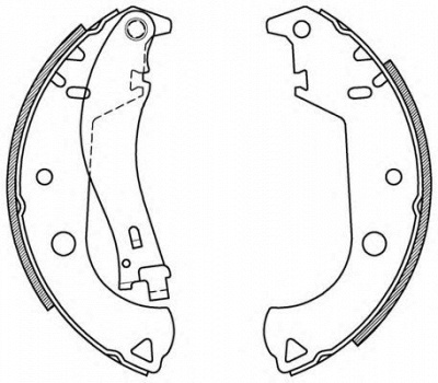 OPEN PARTS bsa205900 -  Комплект тормозных колодок